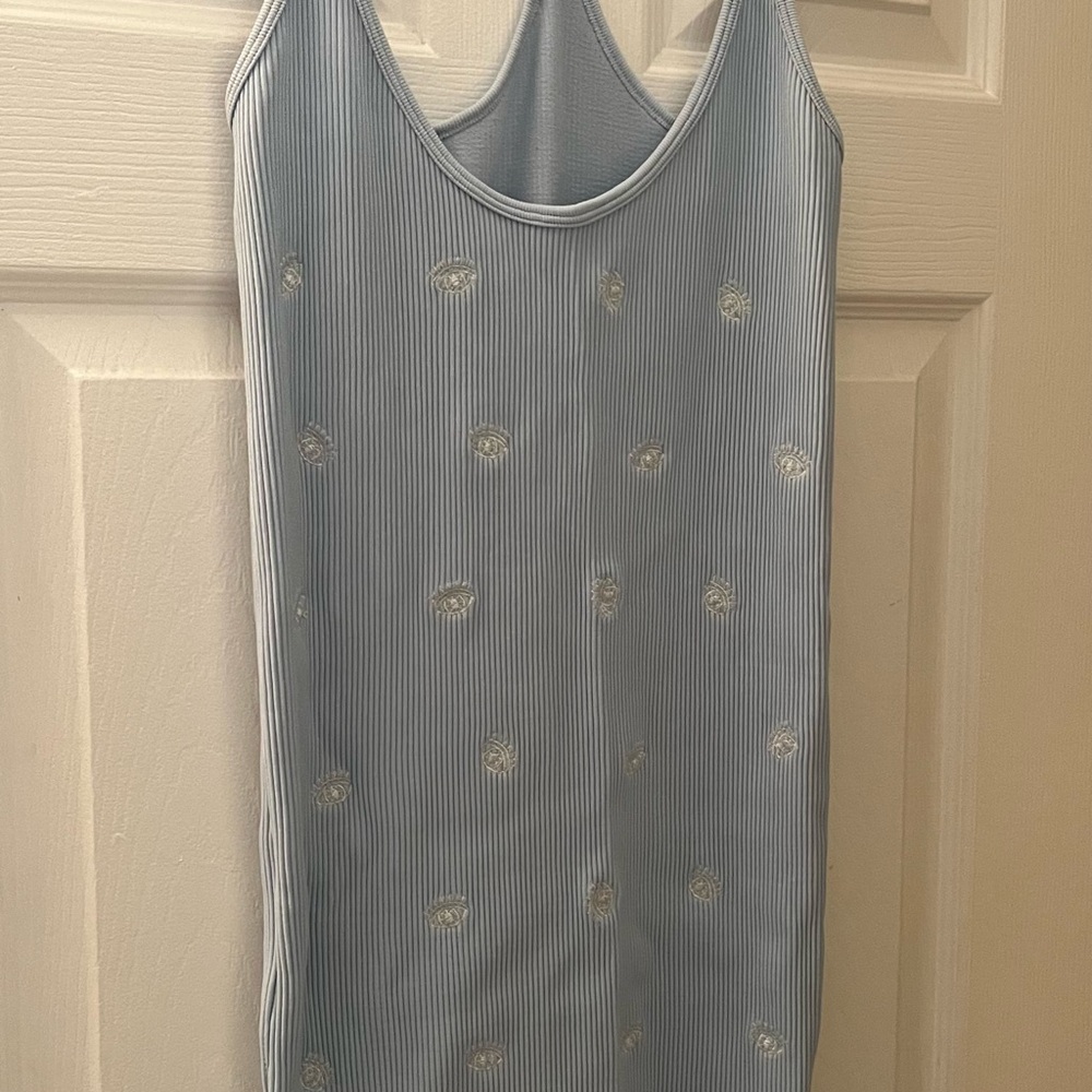 Forever 21 Blue and White Mini Dress